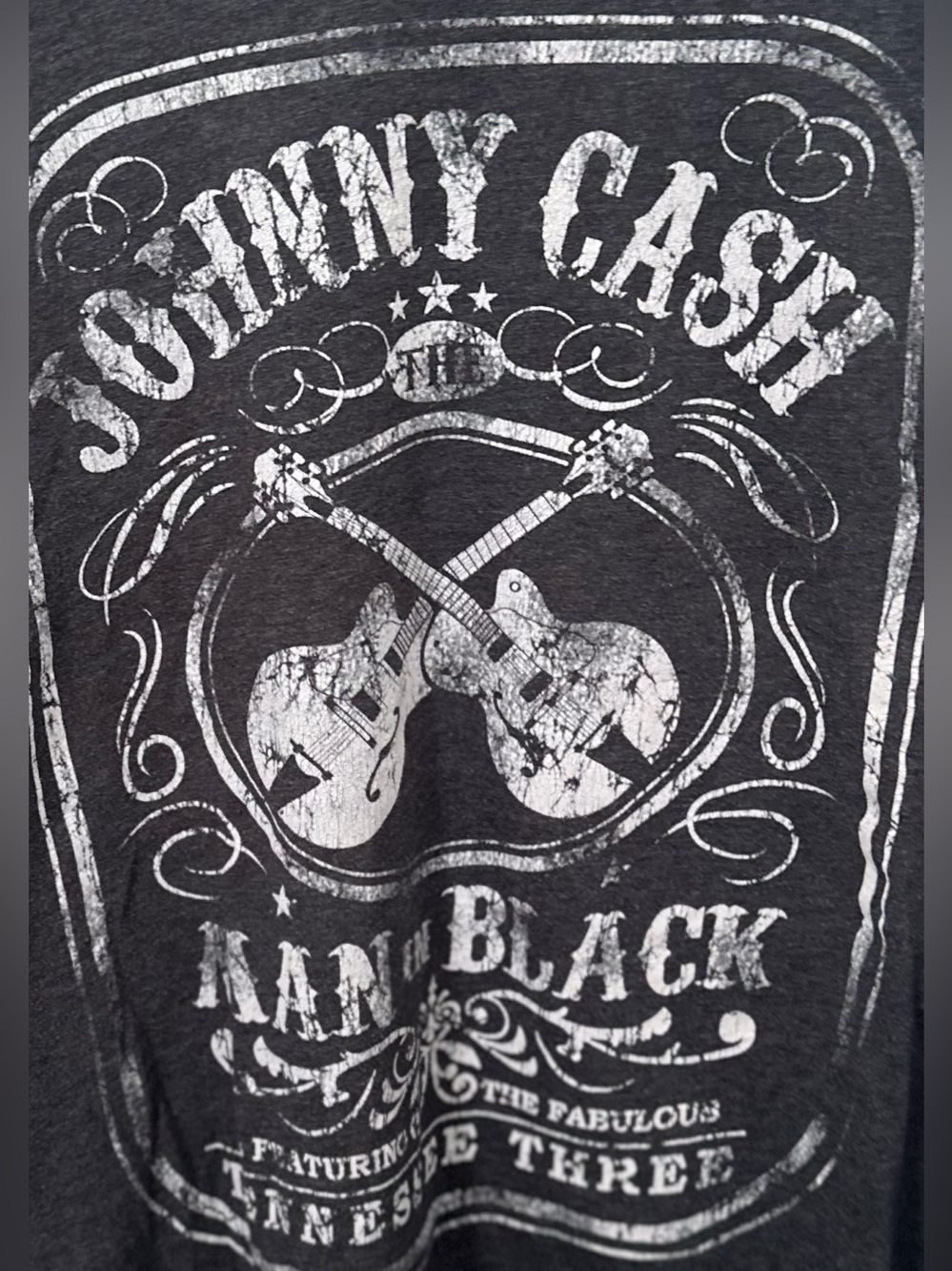 'Man in Black' Graphic Tee - Black - Picture 3 of 3